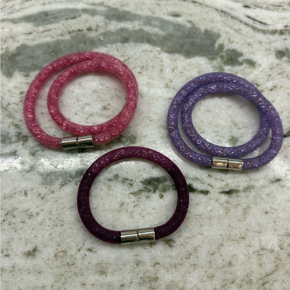 Swarovski crystal bracelets bundle